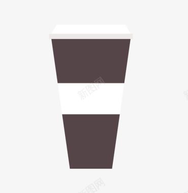卡通咖啡杯图标图标