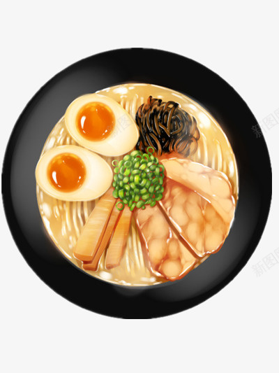 卤蛋面png免抠素材_88icon https://88icon.com 卤蛋饭 手绘卤蛋面 手绘美食 美食插画 食物插画