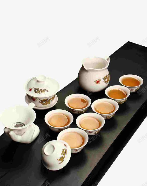 功夫整套茶具茶杯白色png免抠素材_88icon https://88icon.com 产品实物 白色茶杯 茶具