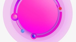 紫色淘宝圆形促销素材