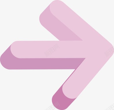 一粉色玫瑰粉色箭头图标图标