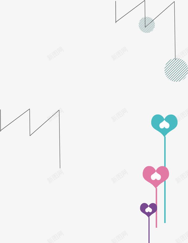 手绘黑色线条圆形爱心png免抠素材_88icon https://88icon.com 圆形 爱心 线条 黑色