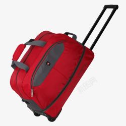 红色行李箱包素材