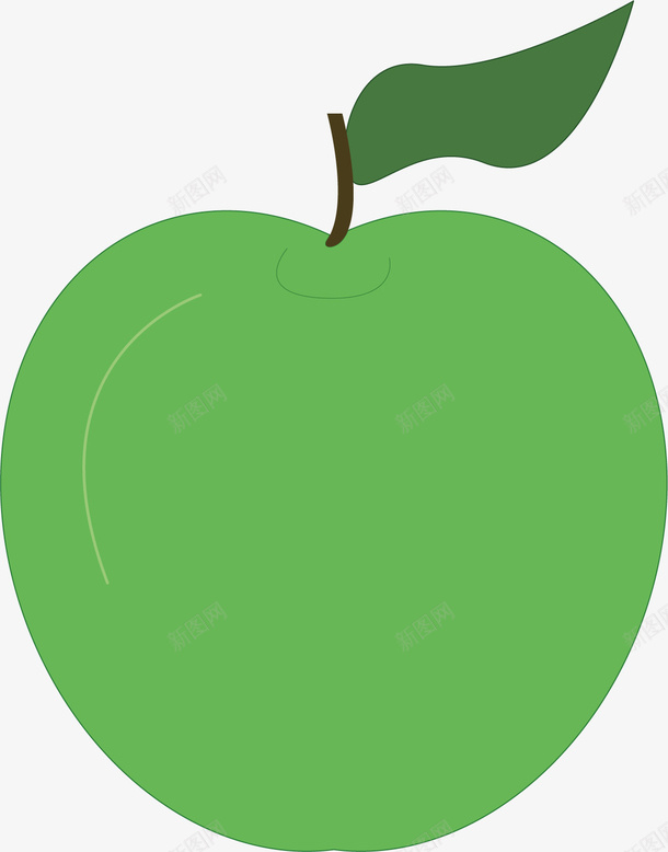 美味可口水果矢量图ai免抠素材_88icon https://88icon.com 树叶 水果 绿色 美味可口 苹果 食物 矢量图