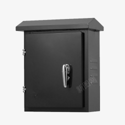 黑色防水电柜电控柜素材