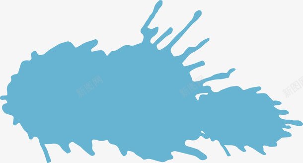 喷墨效果矢量图ai免抠素材_88icon https://88icon.com 喷墨 效果 蓝色 矢量图