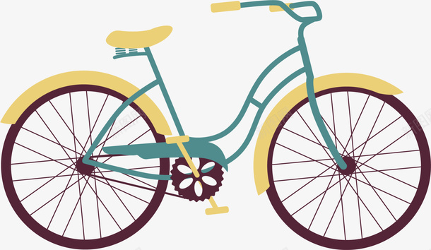 自行车大赛绿色自行车png免抠素材_88icon https://88icon.com 停放的自行车 单车 无后座自行车 绿色自行车 自行车大赛 黄色坐垫