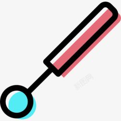 牙医用具镜头图标高清图片