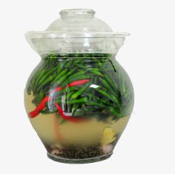 泡菜坛子泡菜玻璃缸素材