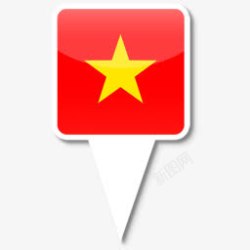 越南国旗为iPhone地图素材