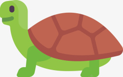 一只小乌龟矢量图素材
