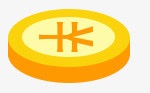 黄色卡通圆形金币png免抠素材_88icon https://88icon.com 卡通 圆形 金币 黄色