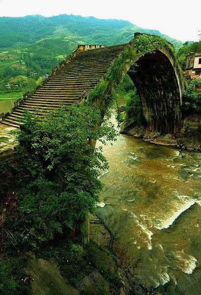 小河流水上的桥png免抠素材_88icon https://88icon.com 小桥 植物 绿色 风景