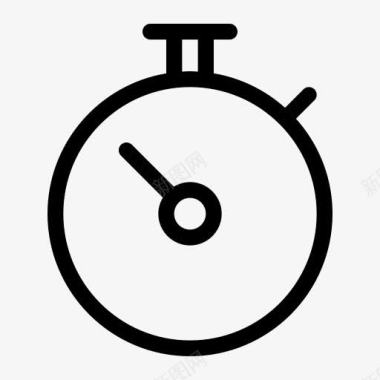 时钟秒表时间定时器看48个气泡图标图标