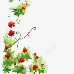 卡通人物中的插画背景素材