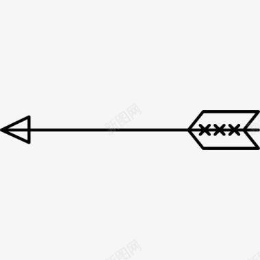 上箭矛箭图标图标