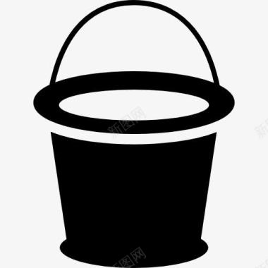 黑色圆柱桶机油桶桶圆柱形工具建筑材料图标图标