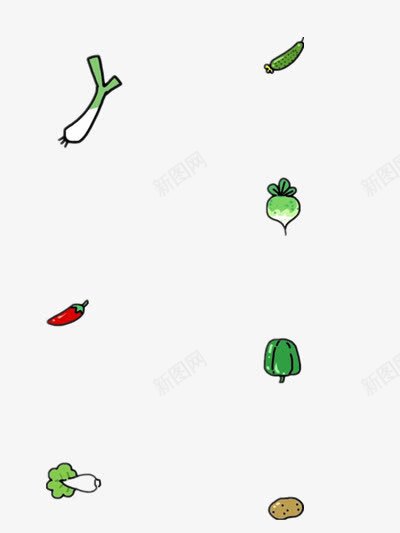 蔬果大集合png免抠素材_88icon https://88icon.com 创意 卡通 小简图