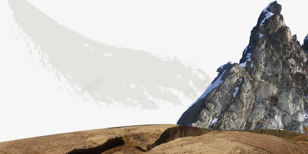 土地高山psd免抠素材_88icon https://88icon.com 土地 灰色 高山 黄色