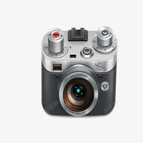 白色灰色相机psd免抠素材_88icon https://88icon.com 灰色相机 照相机 白色相机 相机