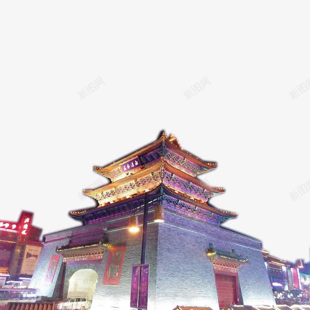 开封城夜景png免抠素材_88icon https://88icon.com 夜景 大宋开封 开封 开封城