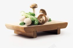 香菇青菜素材