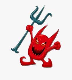 红色小怪兽素材