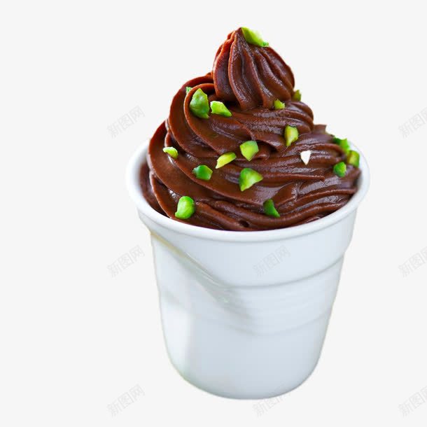 白色杯里的巧克力酱png免抠素材_88icon https://88icon.com 产品实物 免费png素材 冰淇淋 冷饮