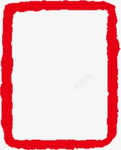 红色复古元素边框素材