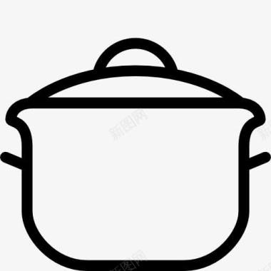 pot烹饪锅ios7Lineicons图标图标