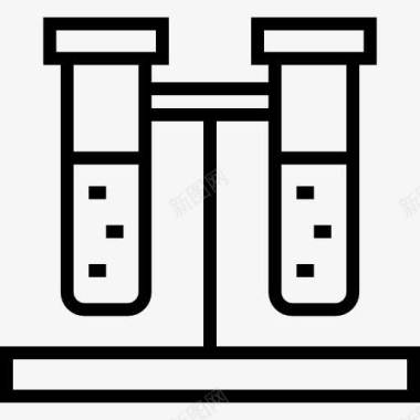 科学选择试管图标图标