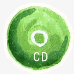 彩绘CD光盘png免抠素材_88icon https://88icon.com cd 光盘 彩绘