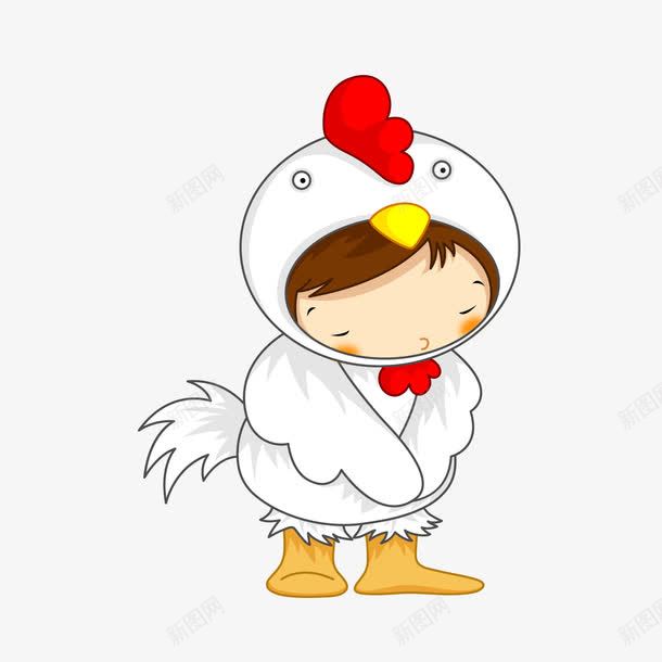 穿着小鸡玩偶的小孩卡通人物插画png免抠素材_88icon https://88icon.com 人物 卡通 小孩 小鸡 玩偶的 穿着