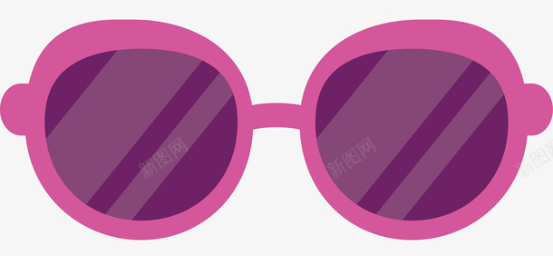 精美紫色眼镜装扮矢量图ai免抠素材_88icon https://88icon.com 卡通 眼镜 眼镜装扮 紫色 紫色装扮 装扮 矢量图