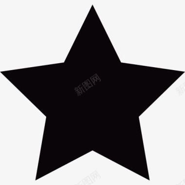 黑色的小明星图标图标