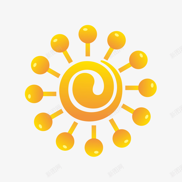 卡通精美太阳矢量图ai免抠素材_88icon https://88icon.com 卡通 太阳 精美 矢量图