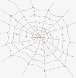 白色蜘蛛网素材