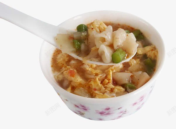 陕西烩麻食png免抠素材_88icon https://88icon.com 产品实物 美味 美食 蔬菜 陕西菜 食材 麻辣