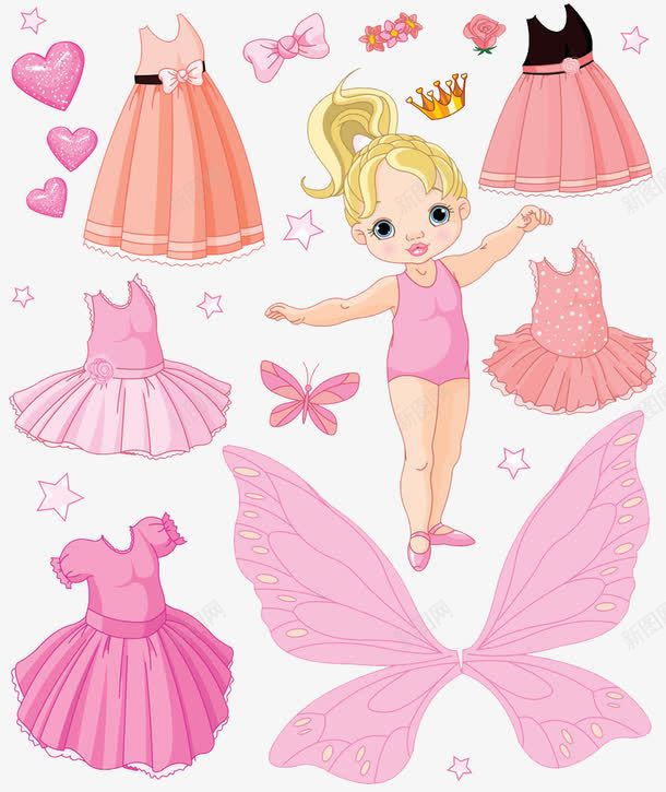 小女孩粉色系裙子搭配png免抠素材_88icon https://88icon.com 女孩 婴孩 童装 粉色 裙子 连衣裙