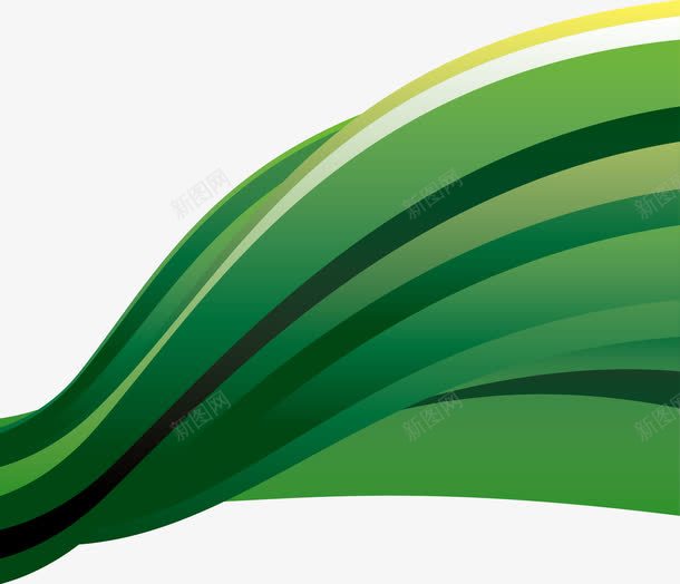 绿色弧形装饰png免抠素材_88icon https://88icon.com 半圆弧 弧形 绿色 背景装饰