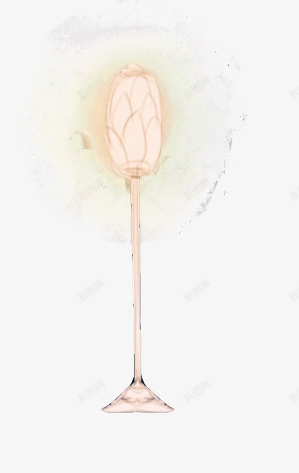 莲花灯png免抠素材_88icon https://88icon.com 中国风 白色 莲花灯