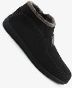 黑色保暖男鞋舒适素材