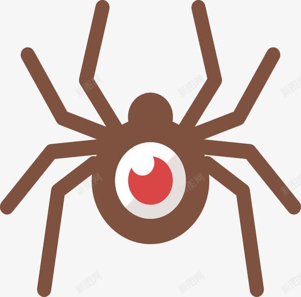 卡通动物蜘蛛png免抠素材_88icon https://88icon.com 动物 卡通 矢量素材 蜘蛛