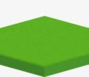 绿色六边形立体素材