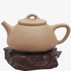土黄色茶壶素材