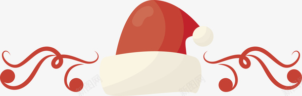 圣诞帽分隔栏矢量图ai免抠素材_88icon https://88icon.com merryChristma merryChristmas 圣诞帽 圣诞帽分隔栏 圣诞节 矢量png 红色圣诞帽 矢量图