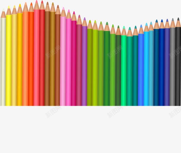 炫彩画笔png免抠素材_88icon https://88icon.com 炫彩 画画 画笔 笔 艺术