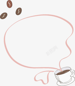 卡通创意咖啡杯图素材