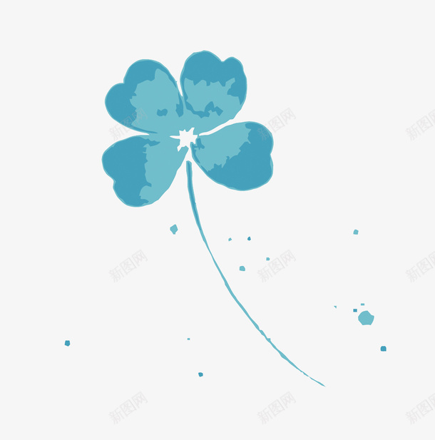 四叶草矢量图eps免抠素材_88icon https://88icon.com PNG图片素材 PNG素材 PNG素材免费下载 四叶草 水彩 矢量图