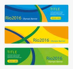 里约奥运彩色背景素材